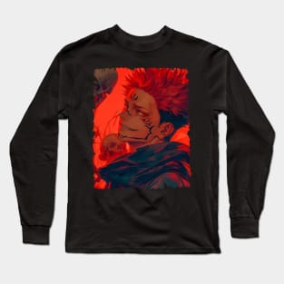 RYOMEN SUKUNA MERCH VTG Long Sleeve T-Shirt